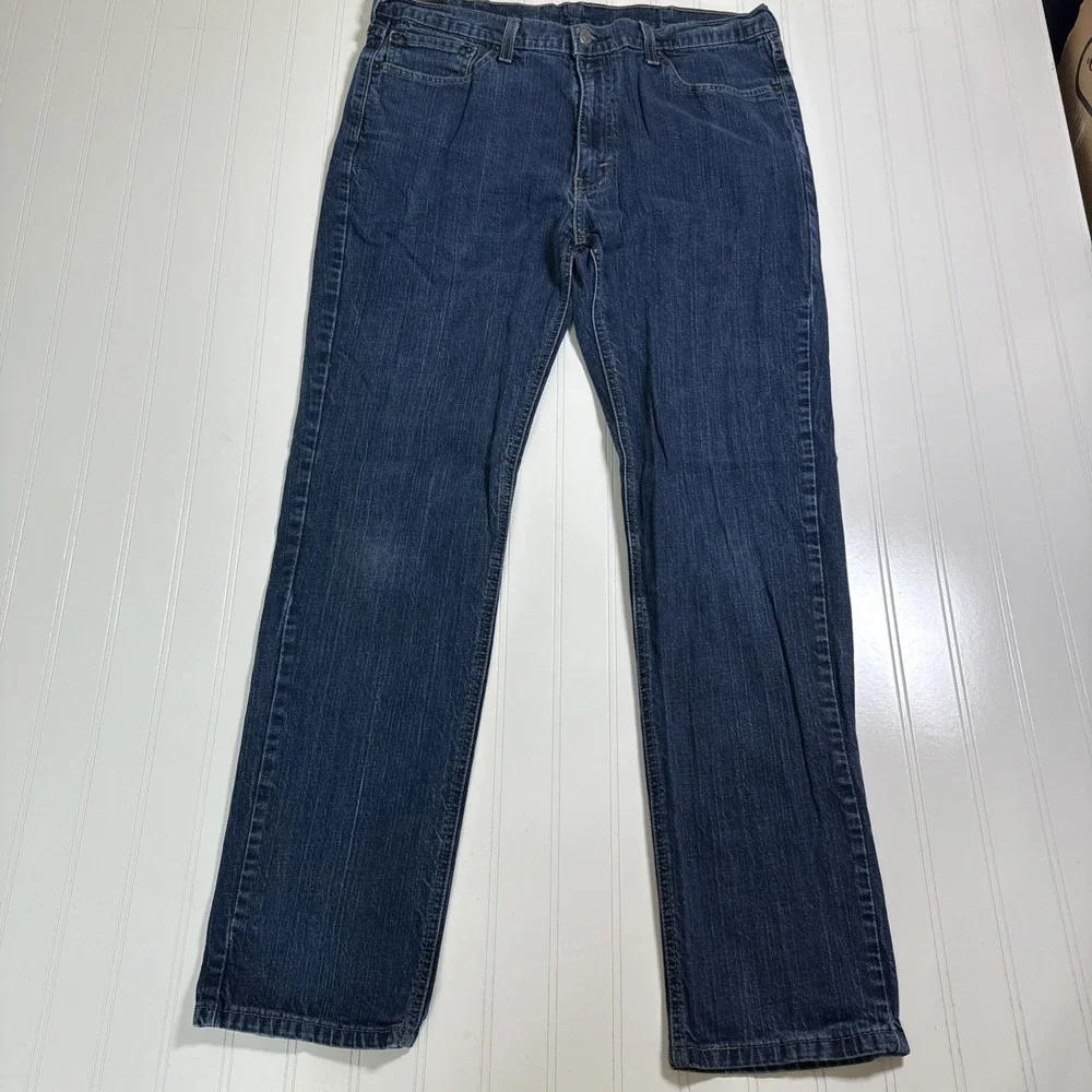 Levi's 541 Straight Leg Men's Jeans,‎ 38 x 34 (really 32L) Medium Wash Blue